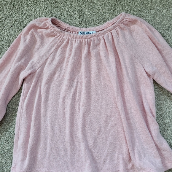 Old Navy 3T Light Pink Long Sleeve Top - Picture 2 of 3